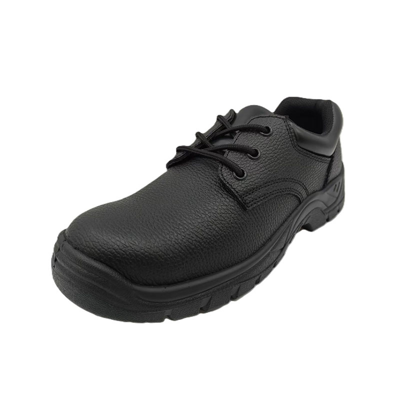 Scarpe antinfortunistiche antiscivolo SRC in pelle bovina goffrata