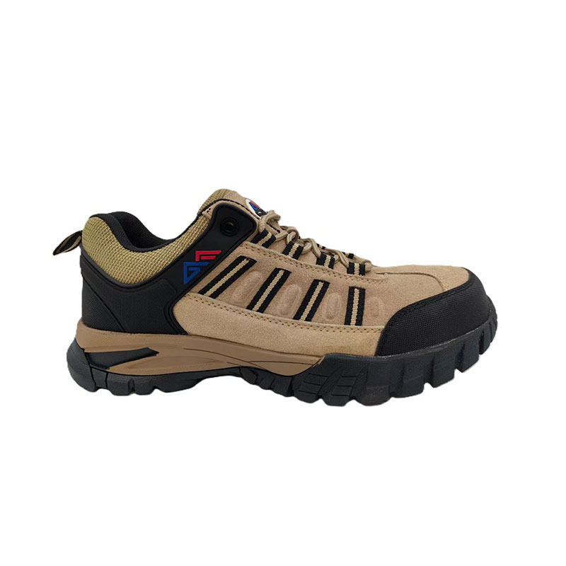 Scarpe antinfortunistiche con pelle scamosciata di vacchetta e intersuola in Kevlar
